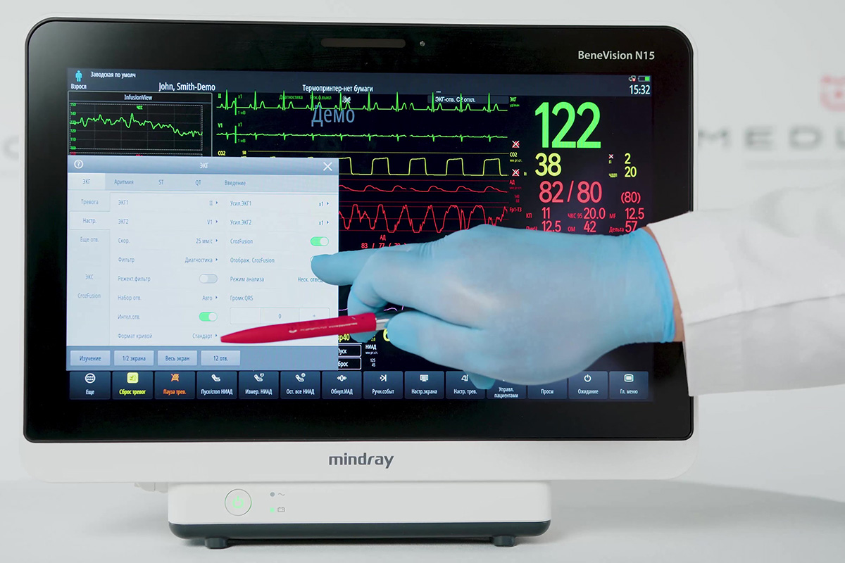 Видеообзор мониторов пациента Mindray BeneVision N-серии